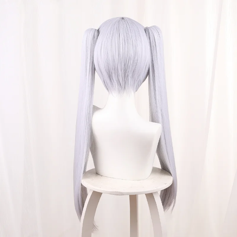 Anime Frieren Cosplay Long Silver Wig Furīren Cosplay Long Silver Hair For Hallowmas Party Adult Women Men