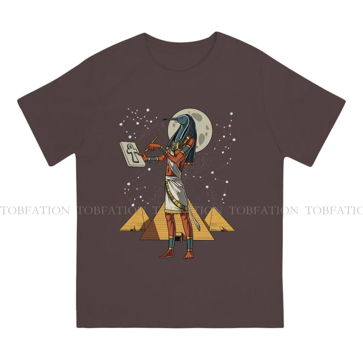 Ancient Egypt Egyptian Crewneck TShirts God Thoth Classic Personalize Men's T Shirt Hipster Clothing Size S-6XL