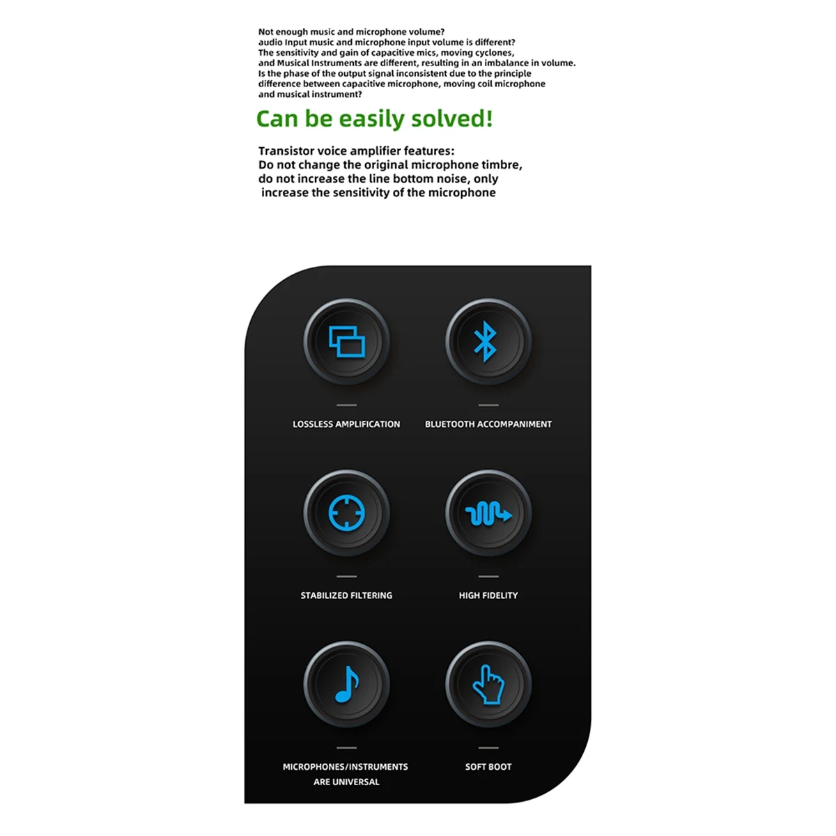 POP-l48V Динамический микрофон Конденсаторный микрофонный усилитель Аудио 48 В Фантомная зарядка для живой звуковой карты Динамик