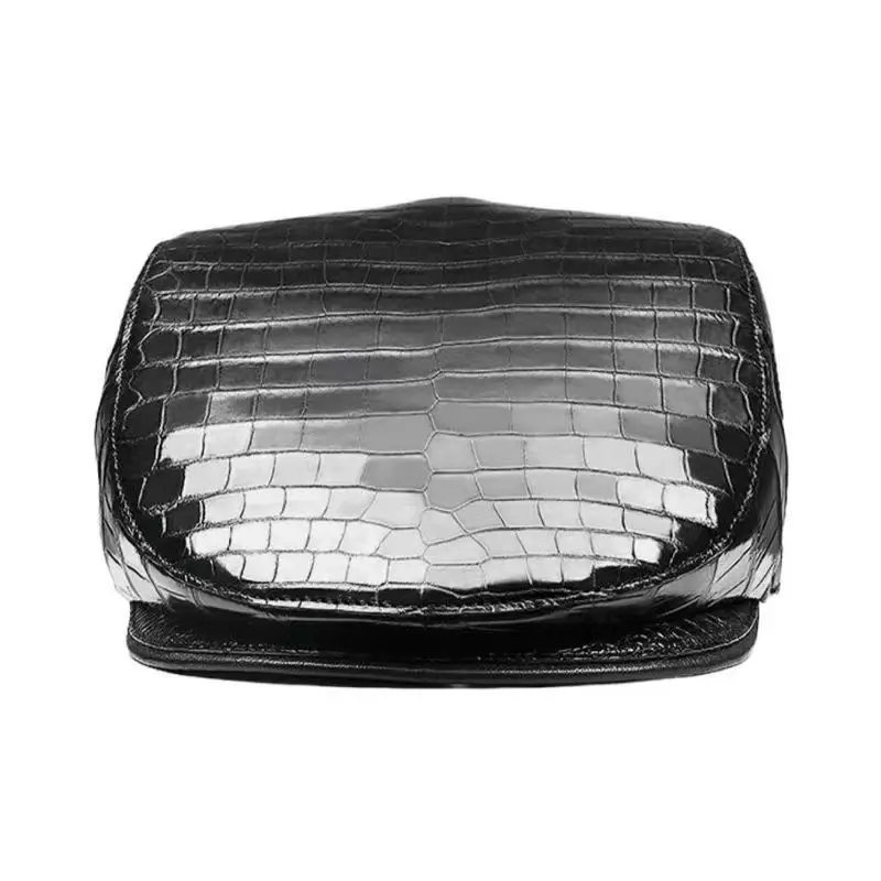 2025 new arrival Natural real crocodile skin beret natural leather hat men PDD010