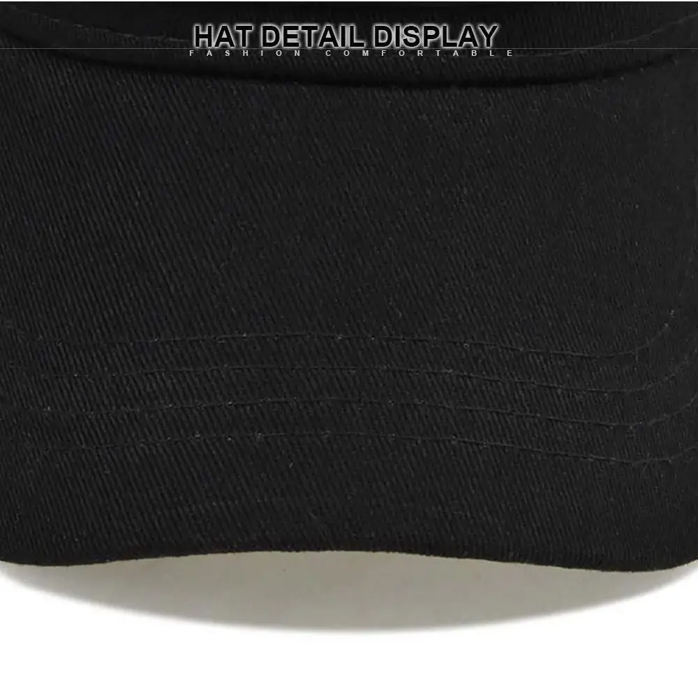 Fashion 5 Panels Baseball Cap Solid Color Breathable Mesh Cap Advertising Cap
