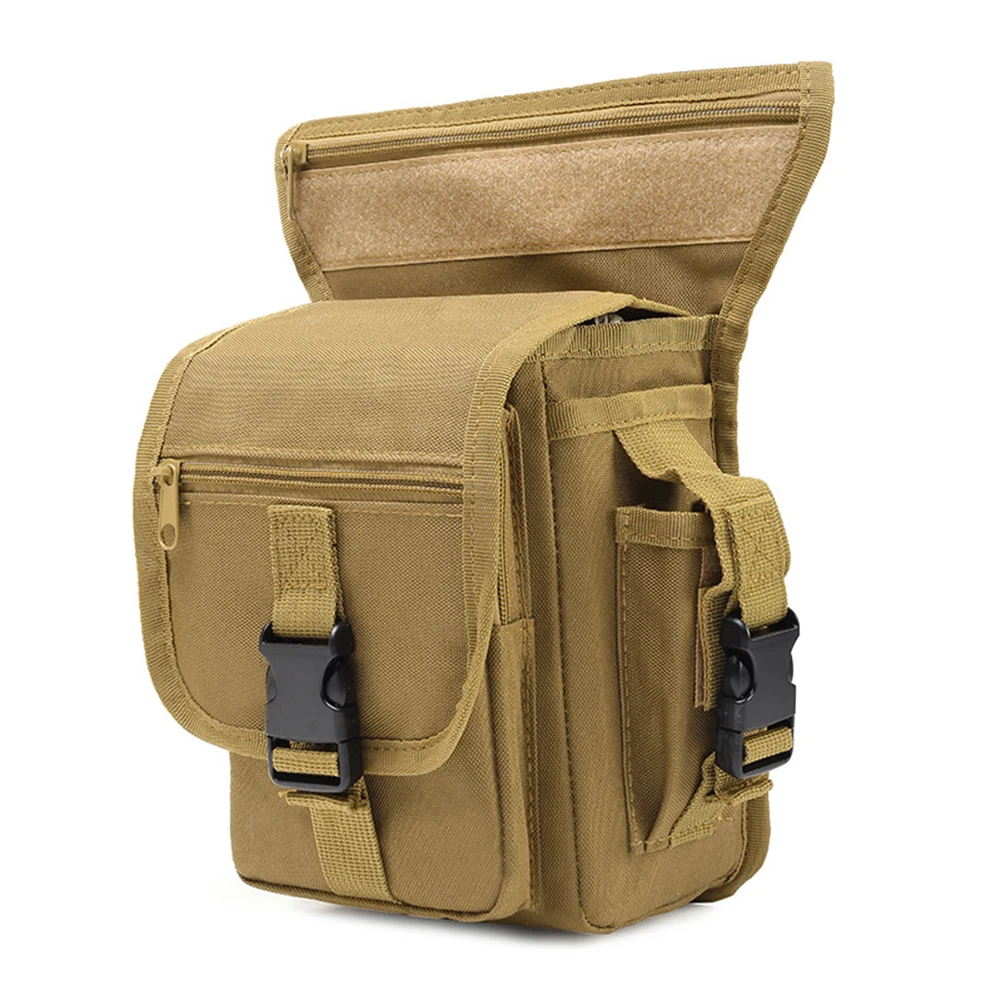 For Most Models Leg Side Bag Hip Bum Pack Riding Activities Khaki Anti-corrosion Non-deformed Practical Design