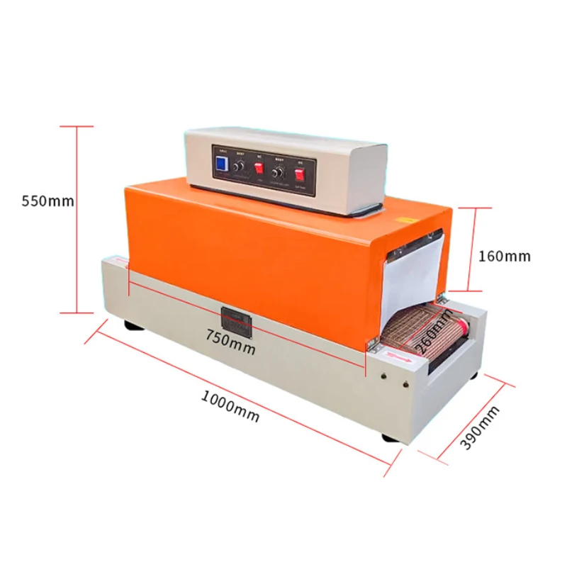 IMBO BS260 Small automatic plastic bottle PVC heat shrink film tunnel labeling and packaging machine