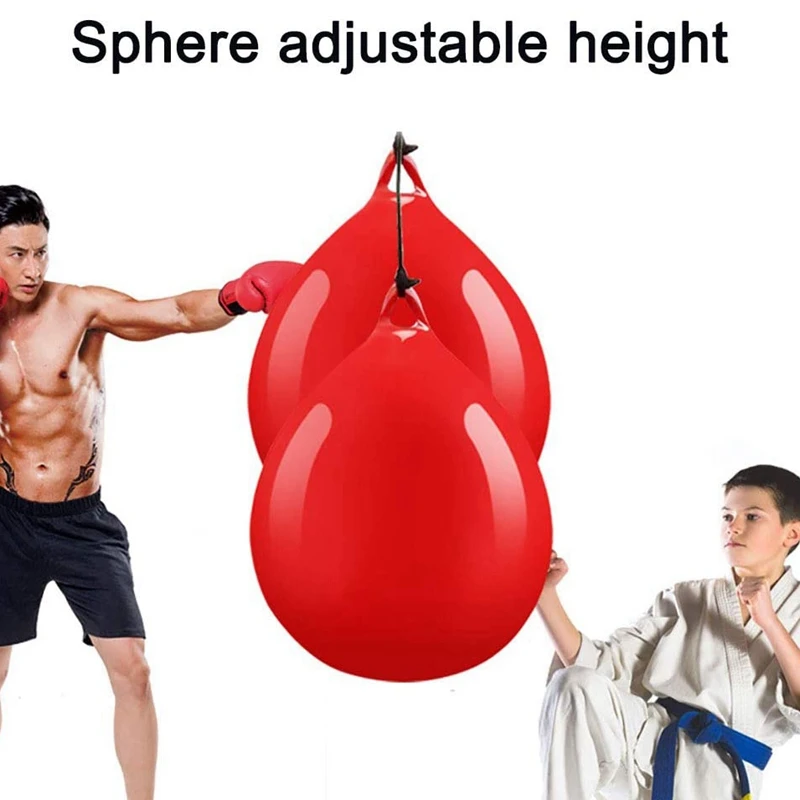 1Pcs Water Heavy Bag With Water Injector Hook Sling Heavy Bag Water Punching Bag For Household Hanging Boxing