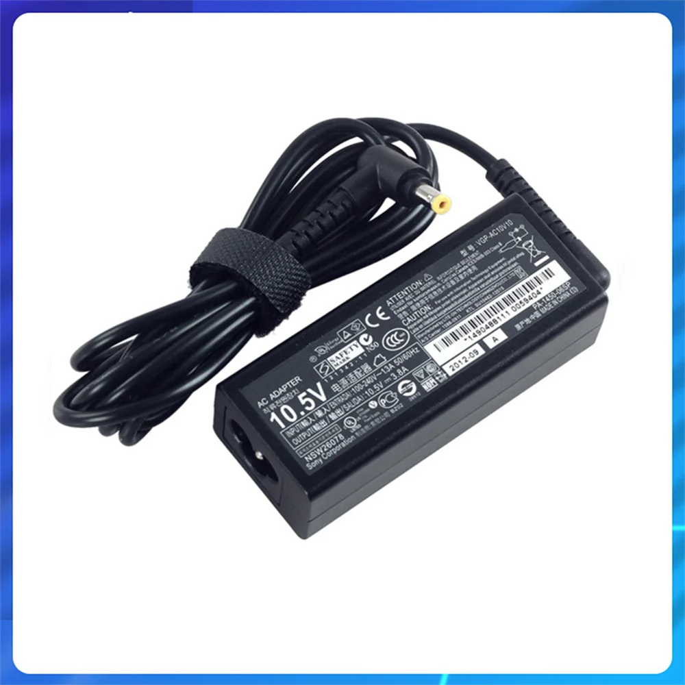 

Original for Vaio PRO 11 13 DUO13 SVP132A1CM VGP-AC10V10 10.5V 3.8A 40W Laptop Charger VGPAC10V10 AC Power Supply Adapter