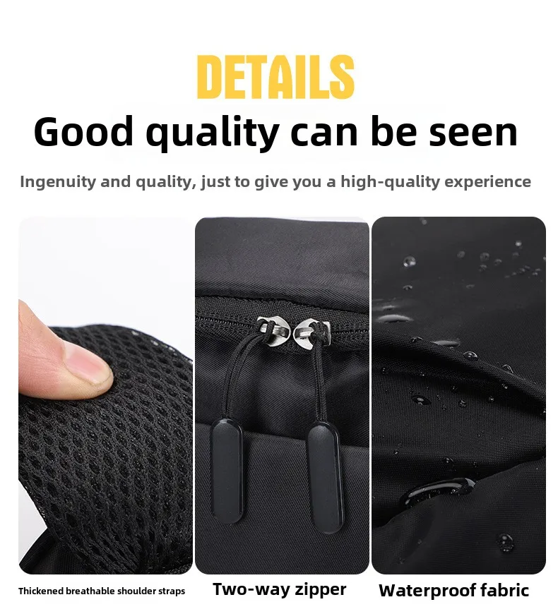 Backpack, Waterproof Backpack, Travel Bag, Leisure Korean Version Travel Bag, USB Anti-theft Computer Bag Backpack Men