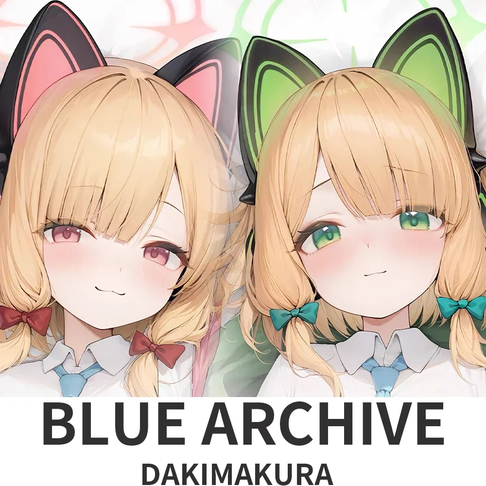 

Синий архив Saiba Midori Dakimakura обнимающая наволочка для тела аниме наволочка