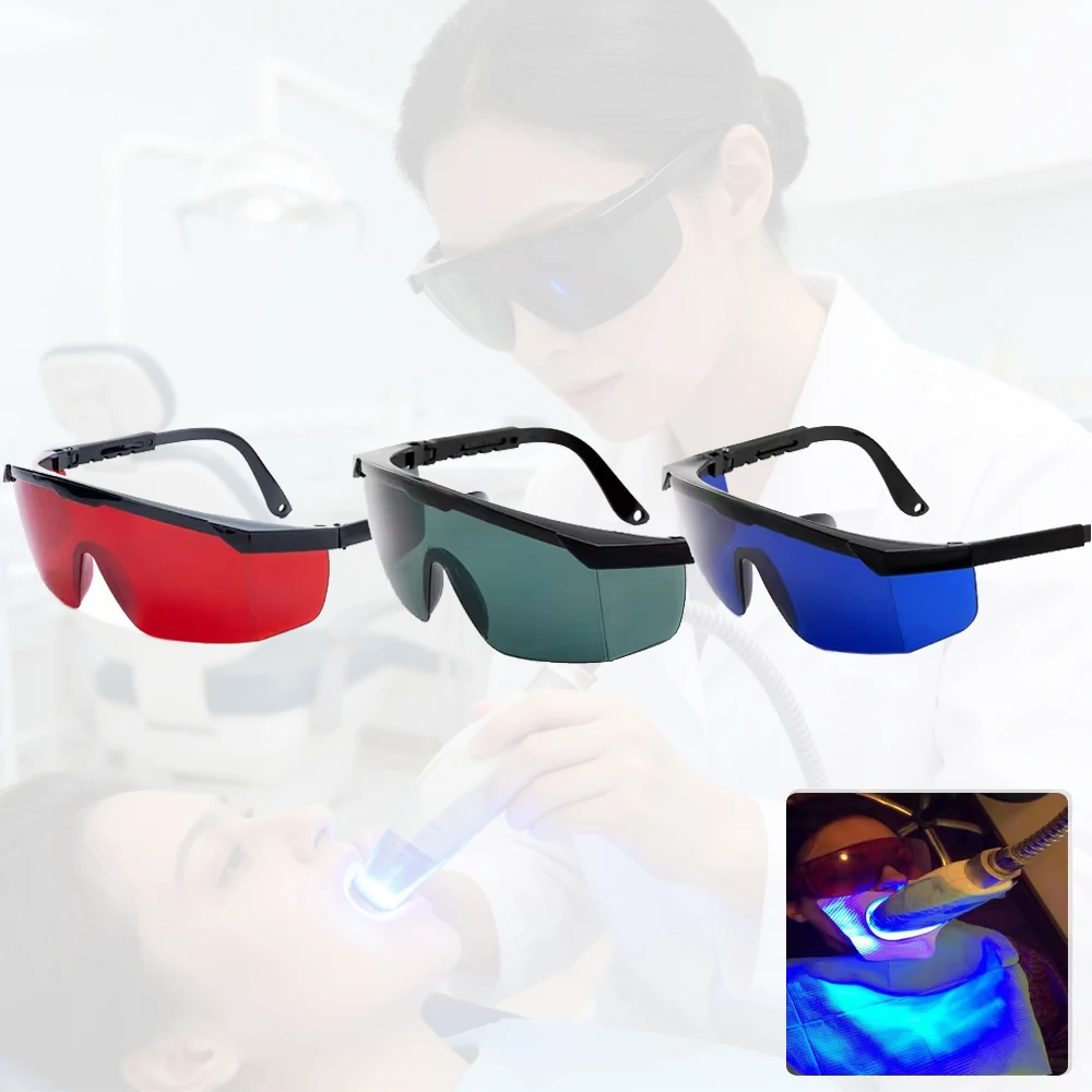 Dental Eye Protection Glasses UV Curing Light Goggles for Teeth Whitening Lab Use and Composite Curing Dentist Safety Eyewear