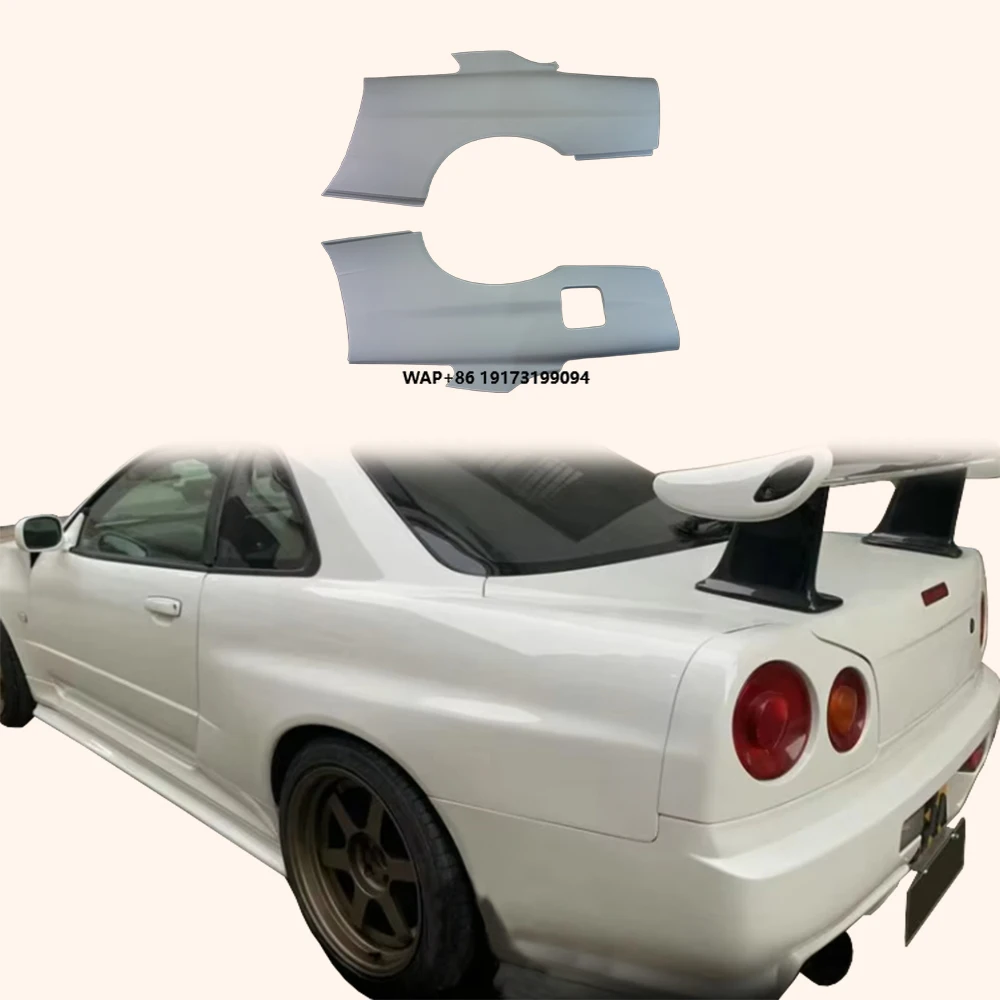 

Заднее крыло из стекловолокна (FRP) в стиле OE, неокрашенное, для Skyline R34 (только GTR)