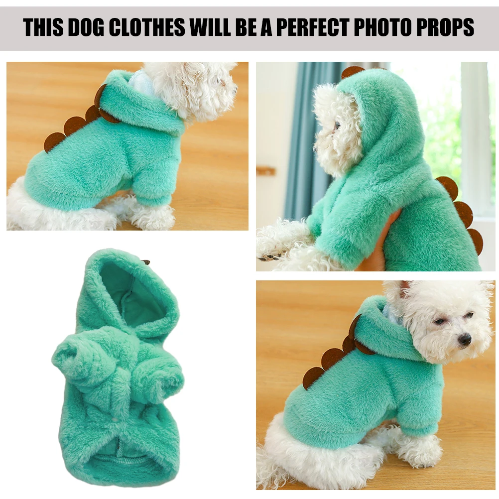 

Pet Hoodie Sweatshirt Doggy Clothes Dogs Fleece Apparel Doggie for Small Puppy Winter Coat