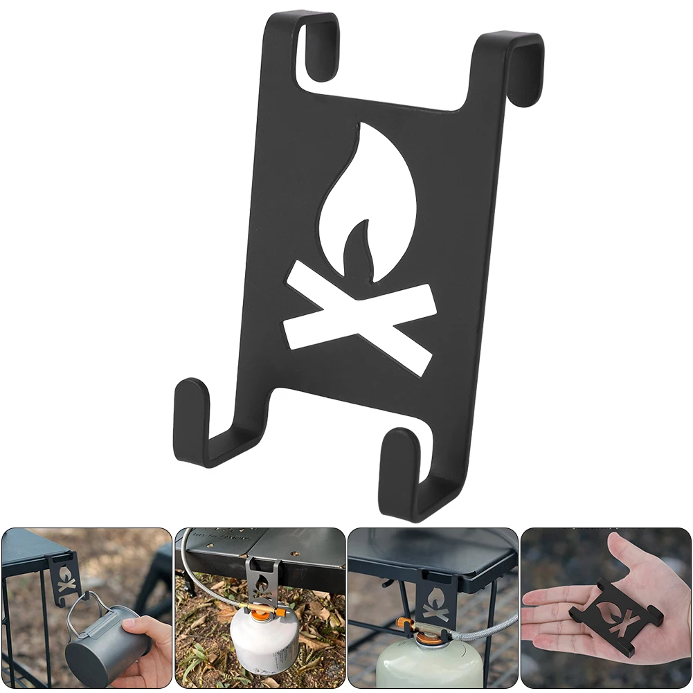 

Flat Burner Extension Holder Lightweight Camping Table Gas Hangers Camping Gas Tank Hanger Gas Tank Hooks for IGT Camping Table