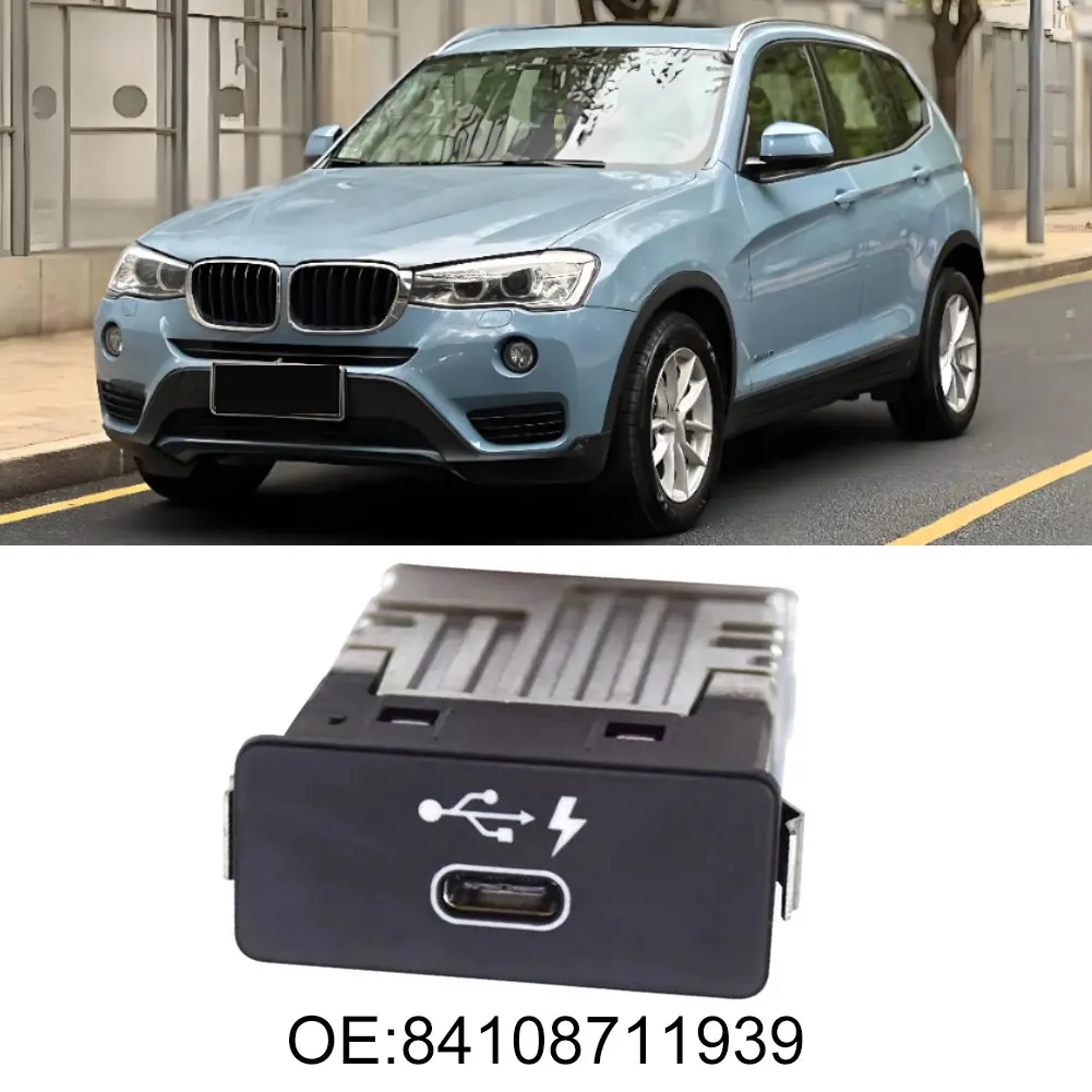 

Автомобильный разъем типа C 84108Для 711939 Совместим с BMW Для 7 серии Для X3 Для X5 7 Модели с 2016–2022 гг.