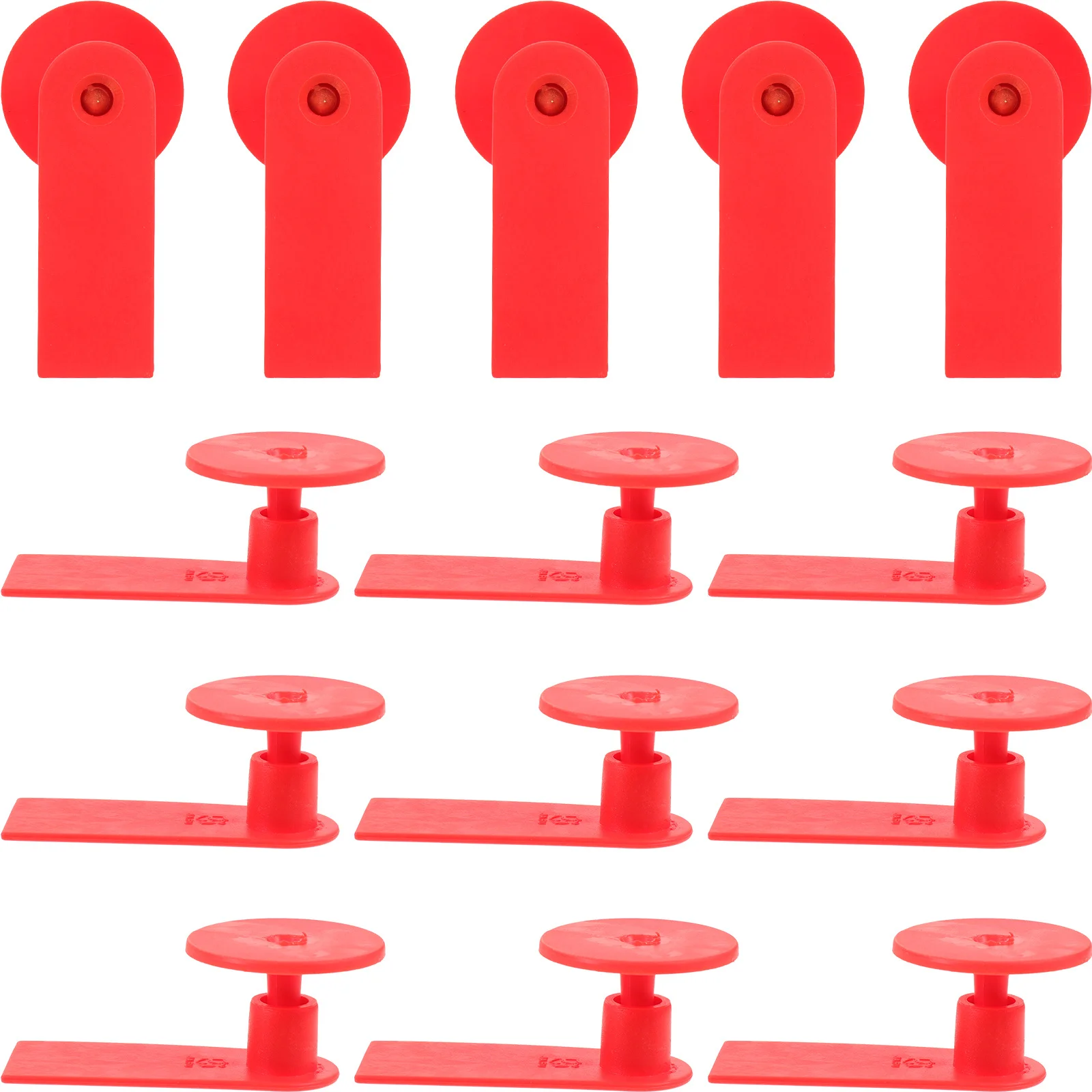 100pcs Sheep Ear Tags Durable Plastic Animal Id Tags For Cattle Pig Goat Cow Livestock Identification Ear Tag Veterinary