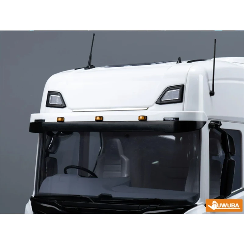 RC 1/14 LED 3V Spotlight Konturleuchte für Tamiya Hydraulikbagger Lader Muldenkipper für SCANIA MAN VOLVO Tripper DIY-Teile – Detail 5