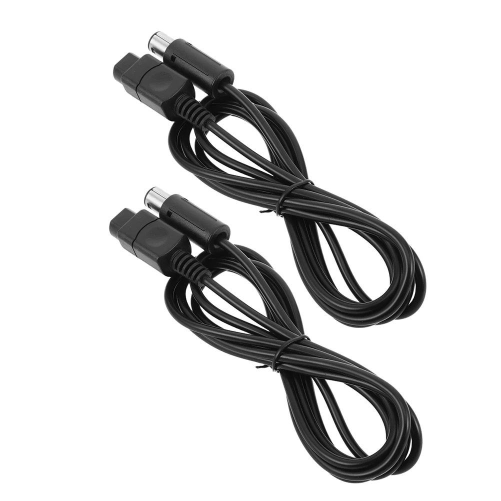 

2pcs Gamepad Extension Cable Black Video Replacement Handle Console Controller Extender Long Durable Gaming Accessories