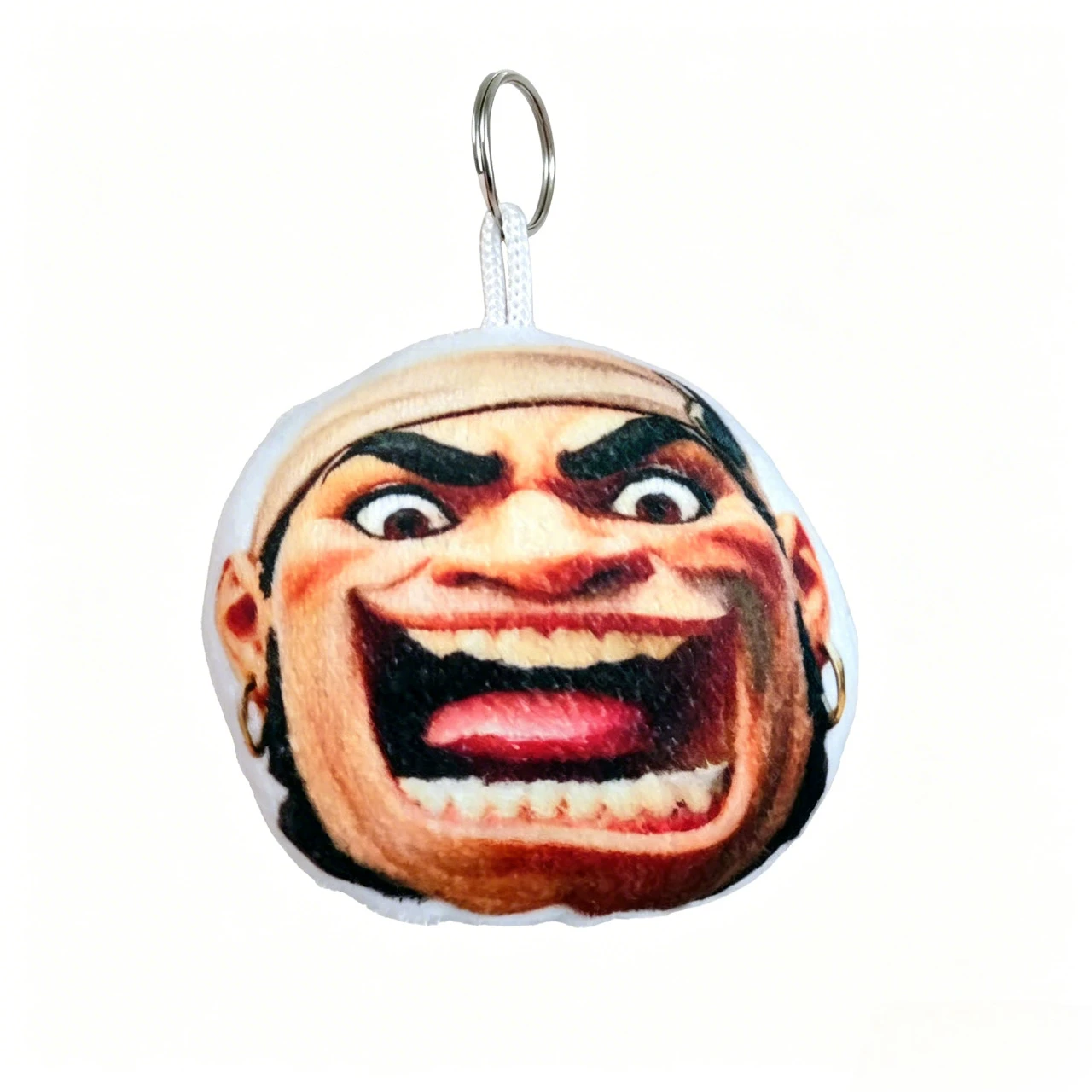 Funny Pressing Can Make Sound 10cm OW2 Hero Maugaloa Malosi Mauga‌ Plush Cosplay Game Bag Keychain Charms Decor Plushie Doll - view 5