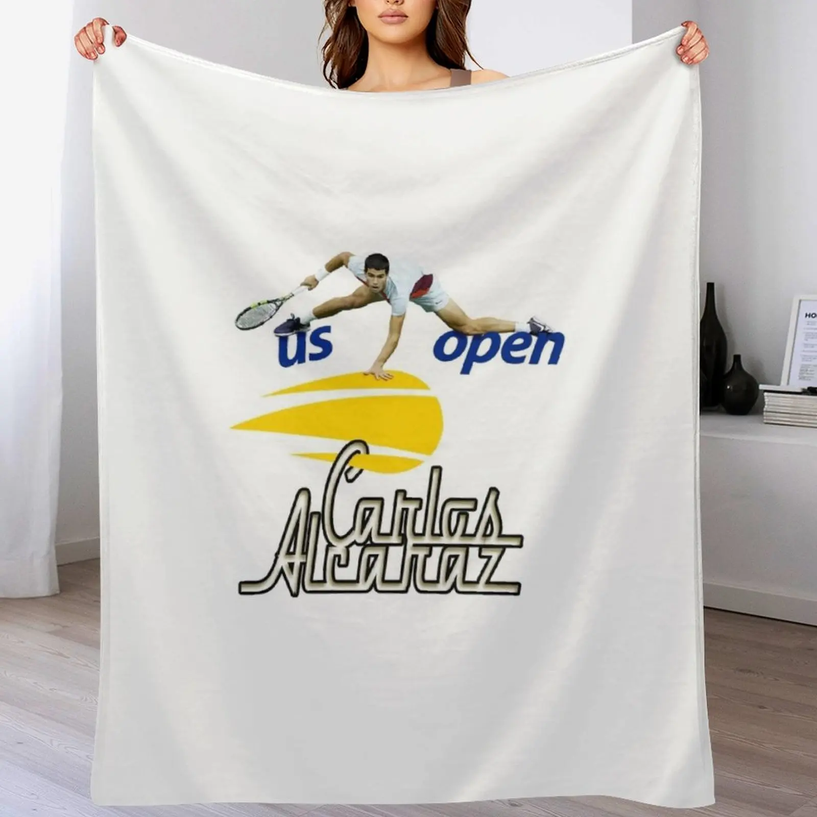 Alcaraz Ace Collection Throw Blanket Warm Throw Blanket Gift for Anniversary