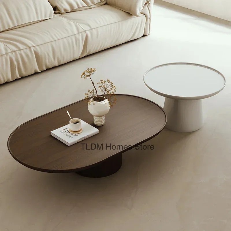 Mesa auxiliar de ahorro de espacio, mesa para café de sala de estar moderna nórdica de pie, mesa de suelo de lujo, muebles de salón bajos