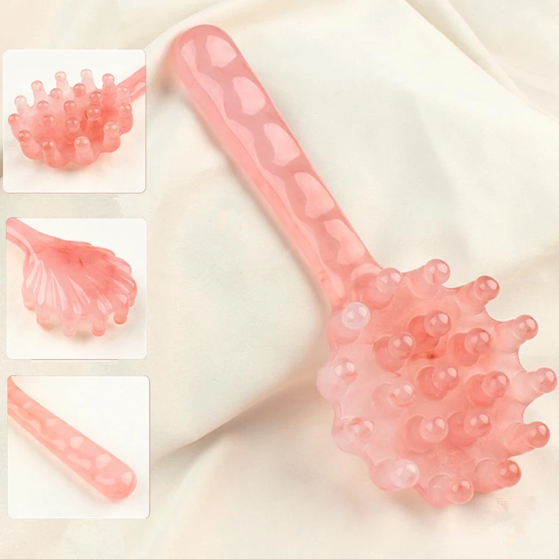 

Long Handled Massage Comb Resin Head Massager Meridian Scraping Scalp Massage Acupuncture Spa Body Home Health Therapy Tool