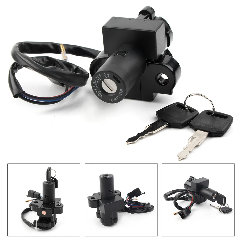 Motorcycle Ignition Switch Kit Assembly with 2 Keys For Honda CB-1 CB400F 1989 1990 1991& CBR900 1992 1993 1994 1995 1996 1997