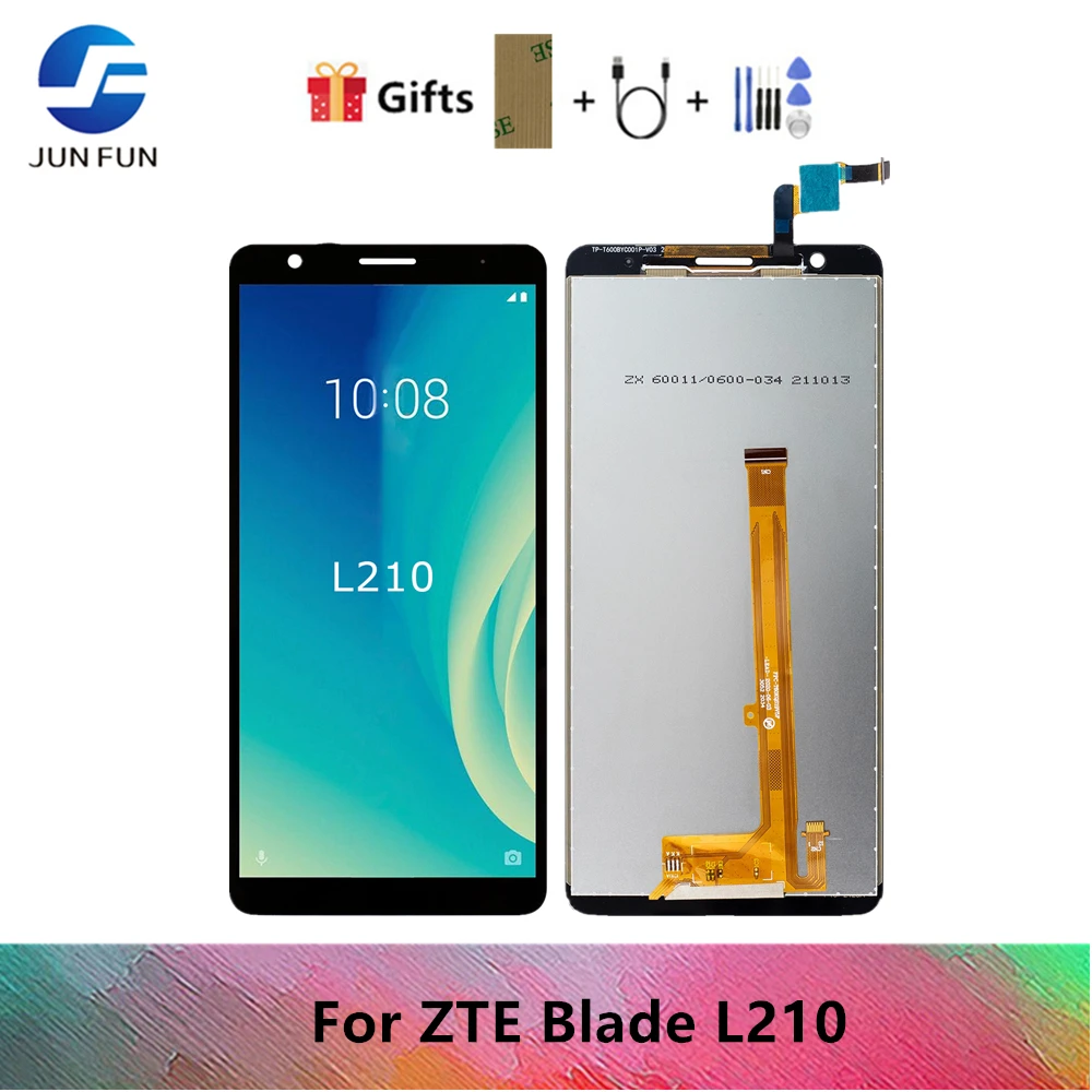 6,0 'для ZTE Blade L210 ЖК-панель с сенсорным экраном стеклянный дисплей дигитайзер панель стекло для ZTE blade l210 ЖК-дисплей + Инструменты