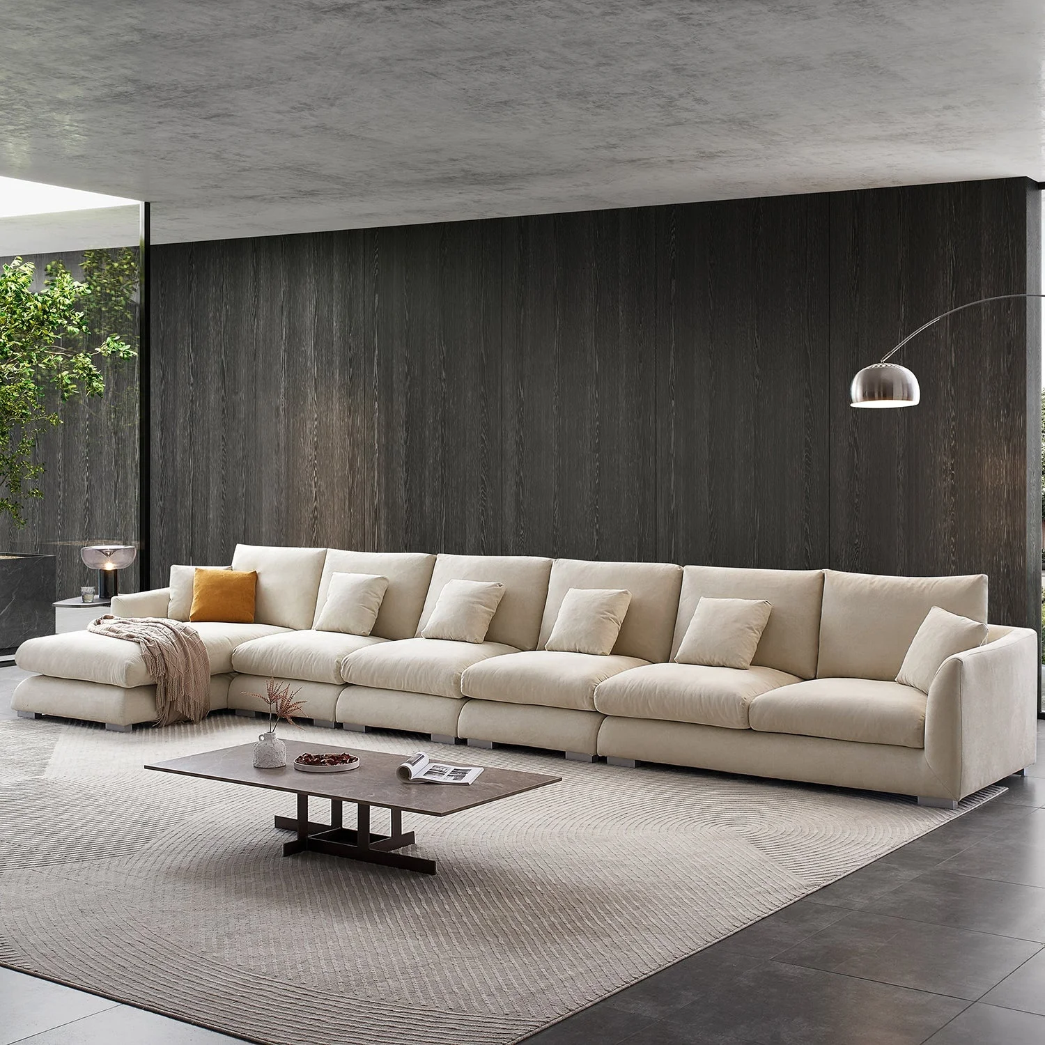 Modern Sofa Set Furniture L Shape Fabric Sofa Modular Luxury Sofa Set