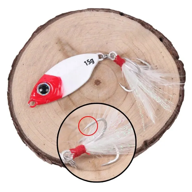 BURLE Metal Jig Fishing Lure Lead Jigger Bait Sinking Jigging Lure Slow Pitch Jigs Lure Sea Fishing Lures