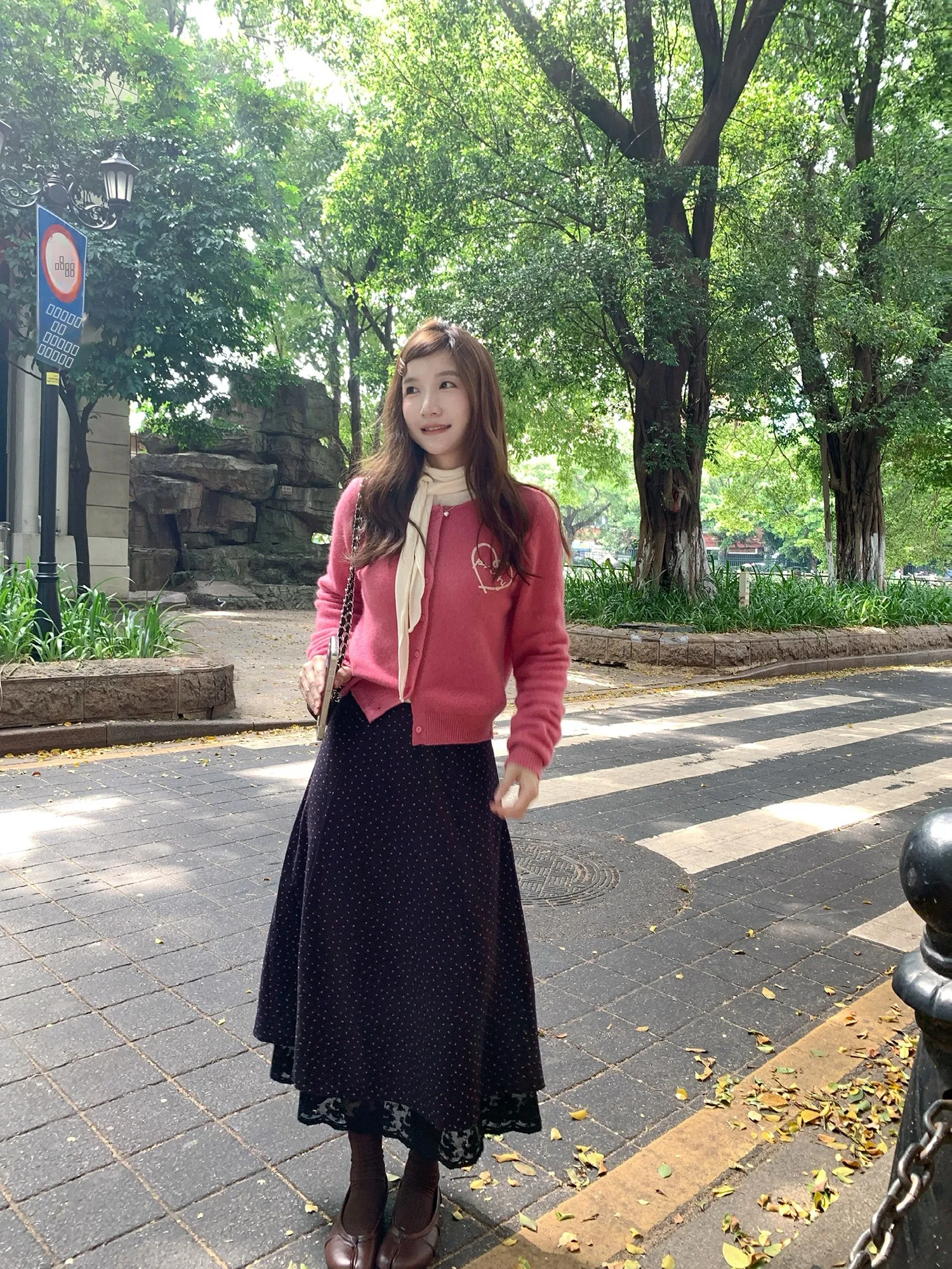 

XierZ Korean Sle Lace Splicing Small Flower Hidden Blue A-Line f Skirt Women Slimming Umbrella Skirt Ladies Skirts