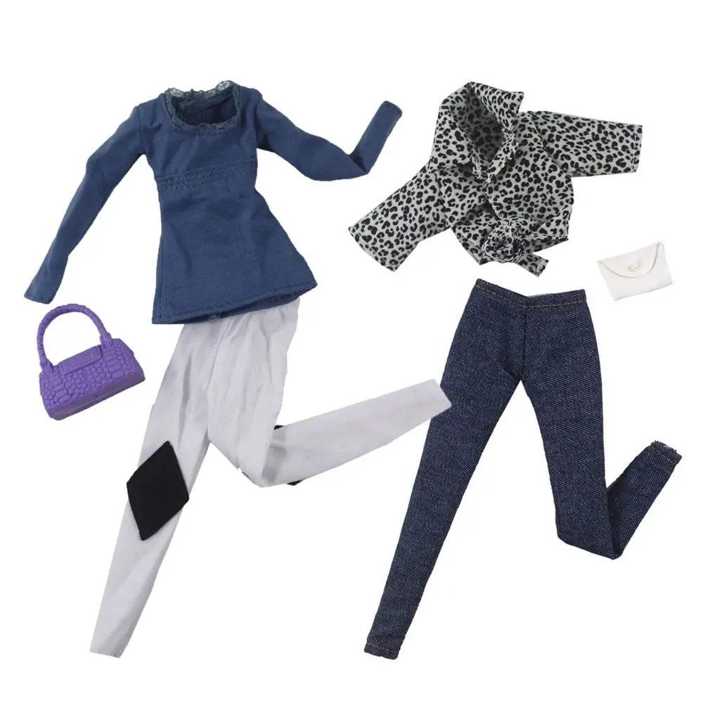 Fashion Doll Clothes set Dress Pants Jaskets Handmade Party doll Clothes Child Toys Girls Gift For 30cm 1/6 Doll Accessories