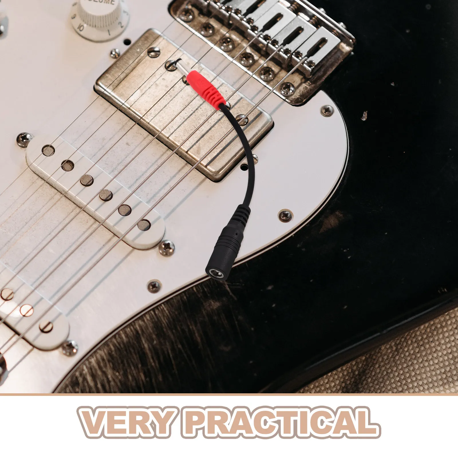 4Pcs Polarity Conversion Pedal Cable Guitar Effect Pedal Power Supply Adapter Professional Appearance Plug Play Efficiency