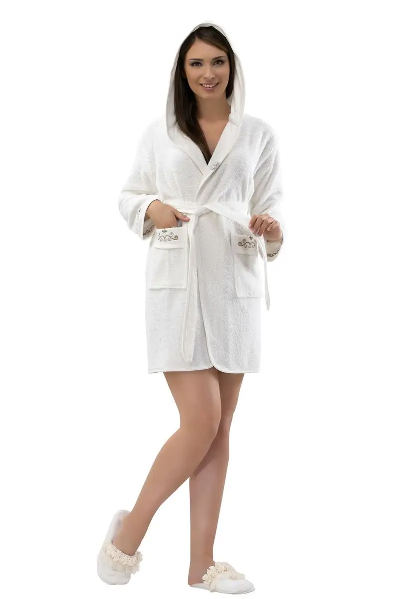 

Cotton Mini Bathrobe Towel Quick Dry Hair And Body 2021