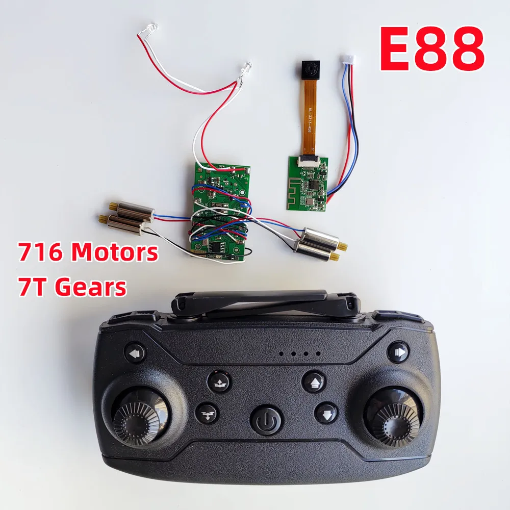E88 804 E58 S600 M12 KY608 V37 Remote Controller Receiver Board DIY RC Drone Mini Quadrocopter 3.7V Coreless Motors Model Parts