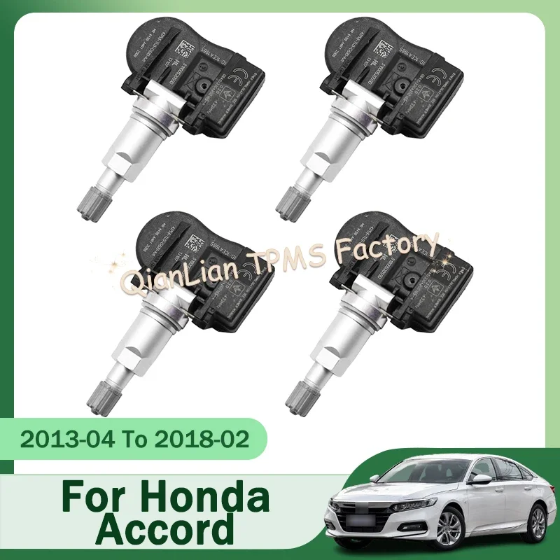 

4pcs 42753-TL0-G520-M1 Tire Pressure Monitoring System For Honda Accord Crosstour Jazz IV 433MHz 42753TL0G520M1 TPMS Tire Sensor