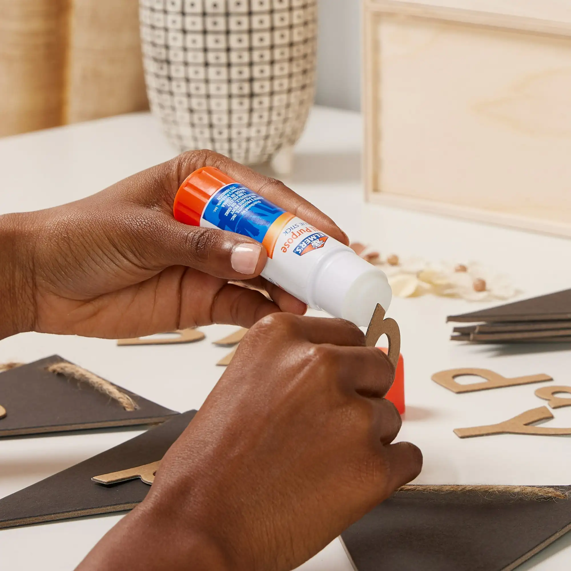 

All-Purpose Permanent Glue Stick, White Application, 0.21 oz., 24 Pack