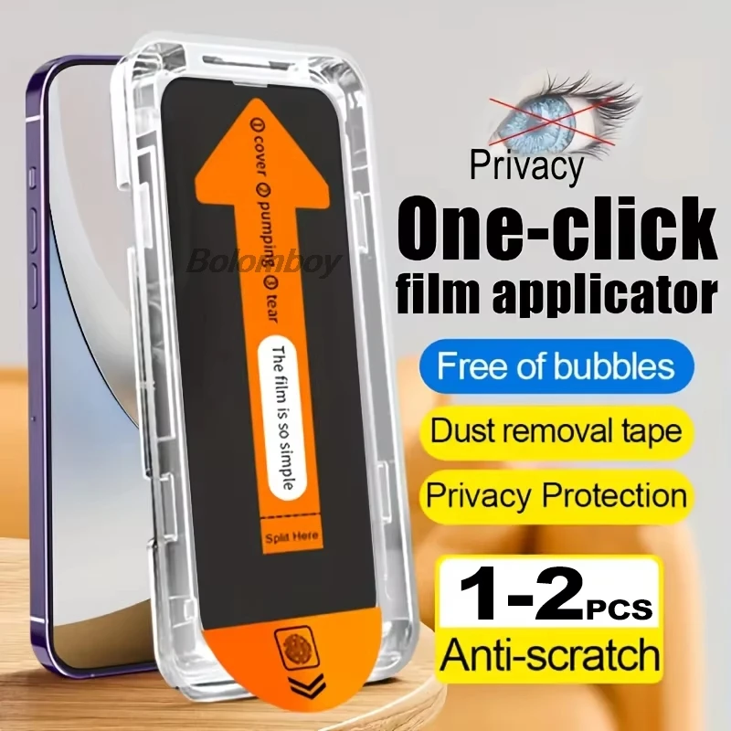 

1-2PCS Easy Install Anti Spy Screen Protector For Xiaomi 15T Pro 14T 13T 14 13 12 11 Lite 12T 10T 11T 11i 11X 10i Tempered Glass