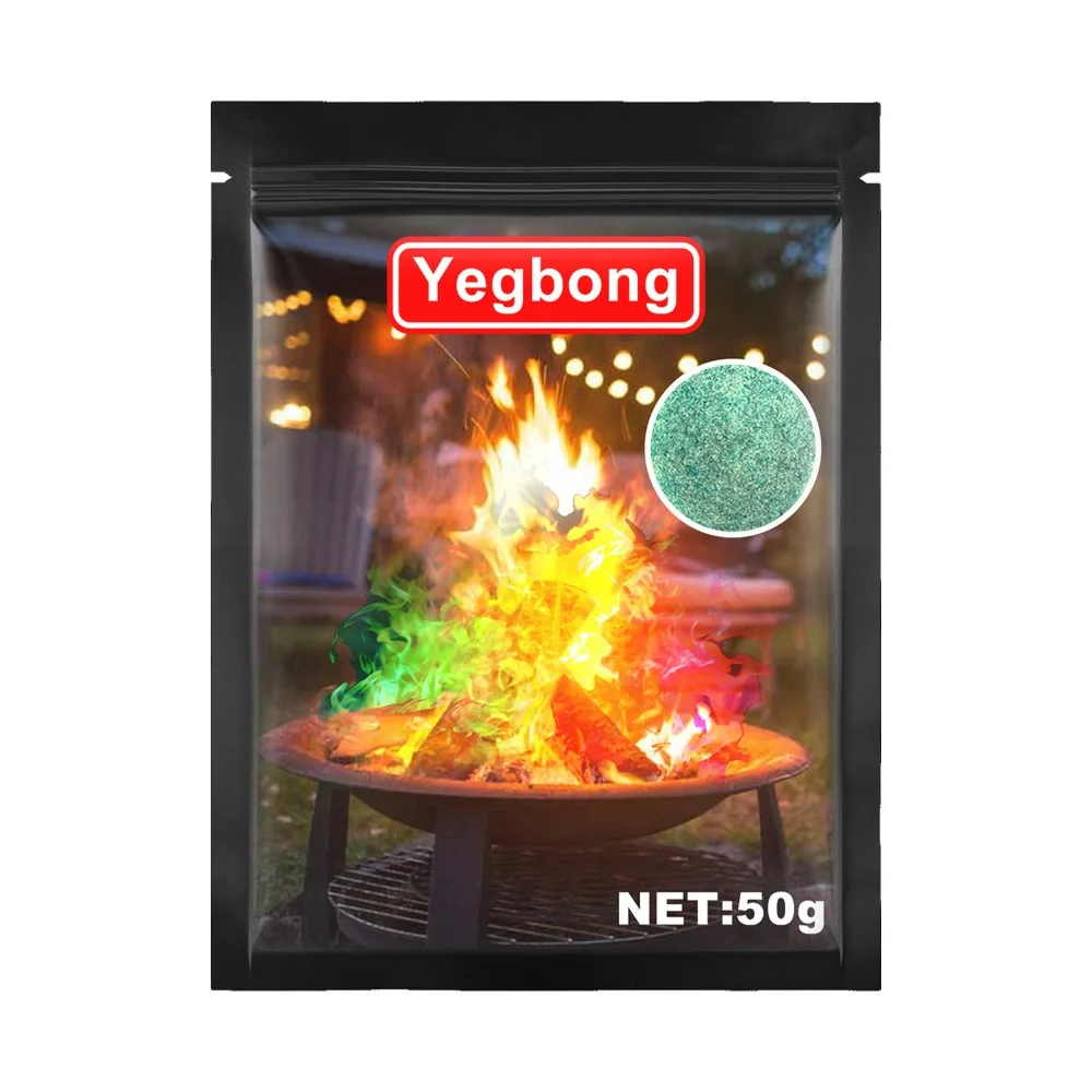 

Magic Colorful Flame Powder Patio Bonfire Color Changing Powder Party Beach Party Baking Atmosphere Decoration Flame Powder