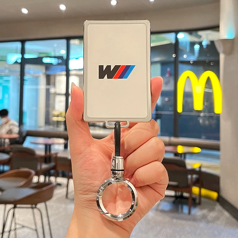 

New TPU Car Smart Remote Key Case Cover Shell for BMW Card NFC Card Pack New 5 Series New 3 Series x5 X7 Keychain Accessories