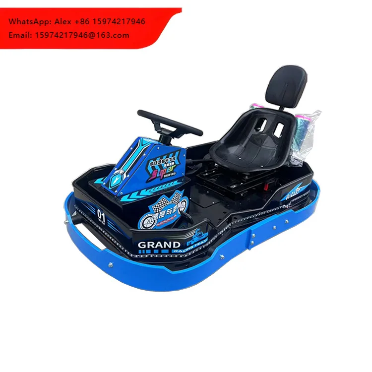 

Factory Customized Electric Go Kart 360 Degree Rotating Drift Car 500W Shopping Mall Children Electric Kart Racing