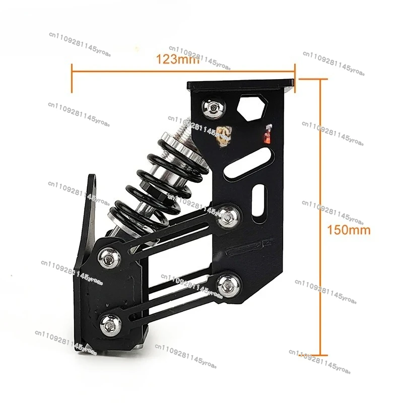 L-faster 2 PCS Customized Spring Shock Absorption Suspension Bracket For Single Axle Electric Hub Wheel Hoverboard Motor