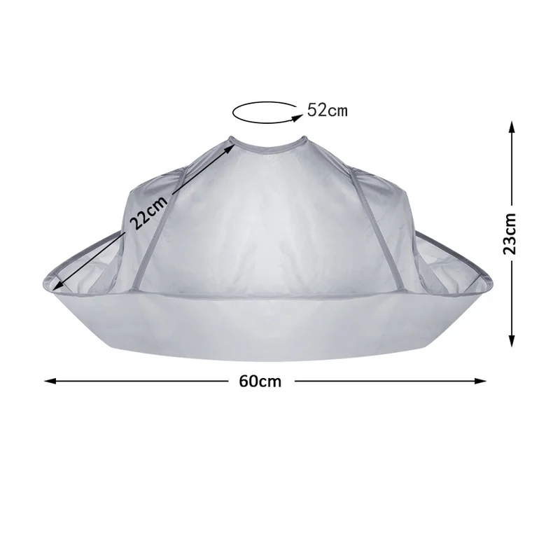 Sáng Tạo DIY Tạp Dề Cắt Tóc Áo Choàng Tóc Salon Tóc Nhà Tạo Mẫu Ô Mũi Cắt Áo Choàng Che Ô Cắt Tóc Dụng Cụ