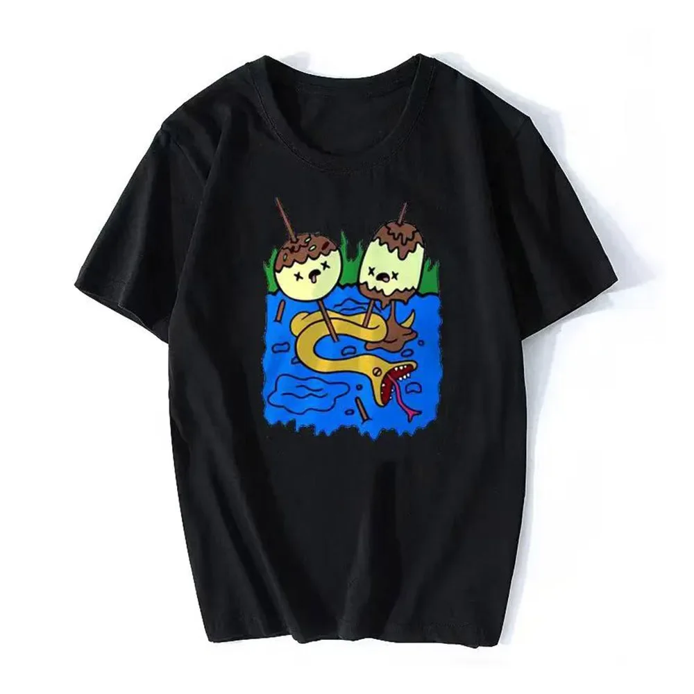 2024 New Summer men's T-Shirt Princess Bubblegum Rock Shirt Adventure T shirt Gift Time Finn and Jake Casual