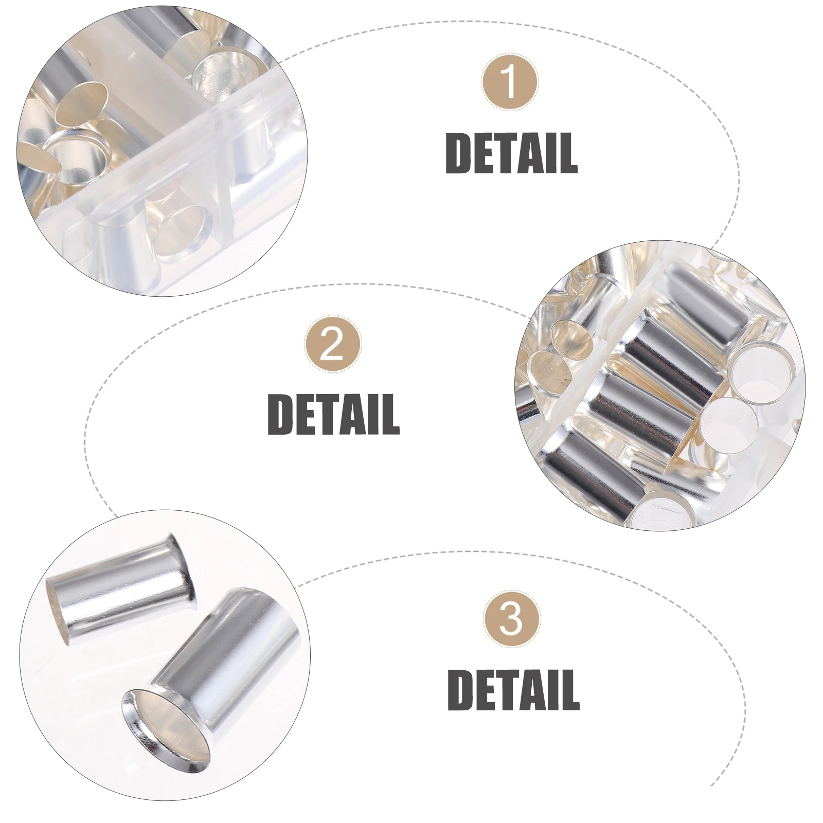 

Cold Pressed Tube Terminals Wire Ferrules Gauge Connectors Pin Copper Crimp Fitting Electrical Cable Terminal Insulated Flare