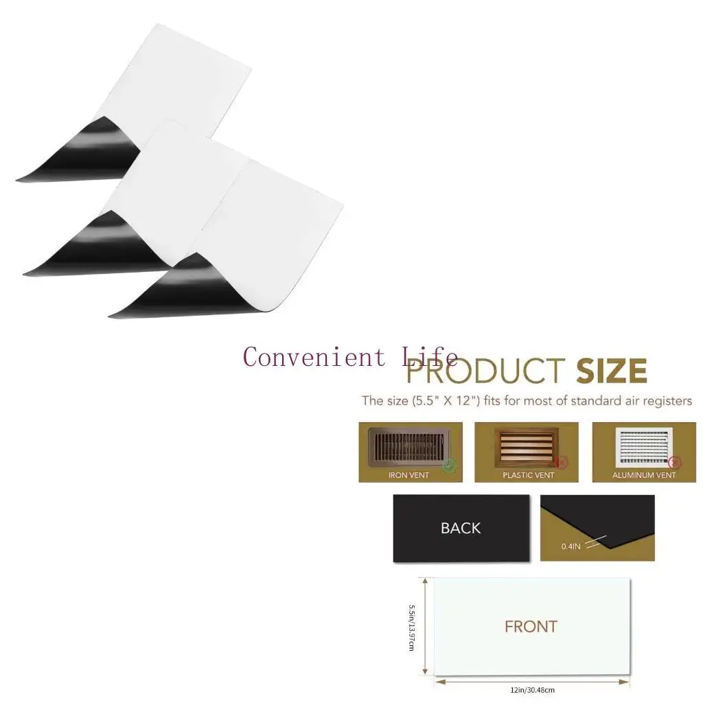 

L1EE Set of 3 Vent Covers Versatile & Durable Cover for Floor Ceiling & Wall