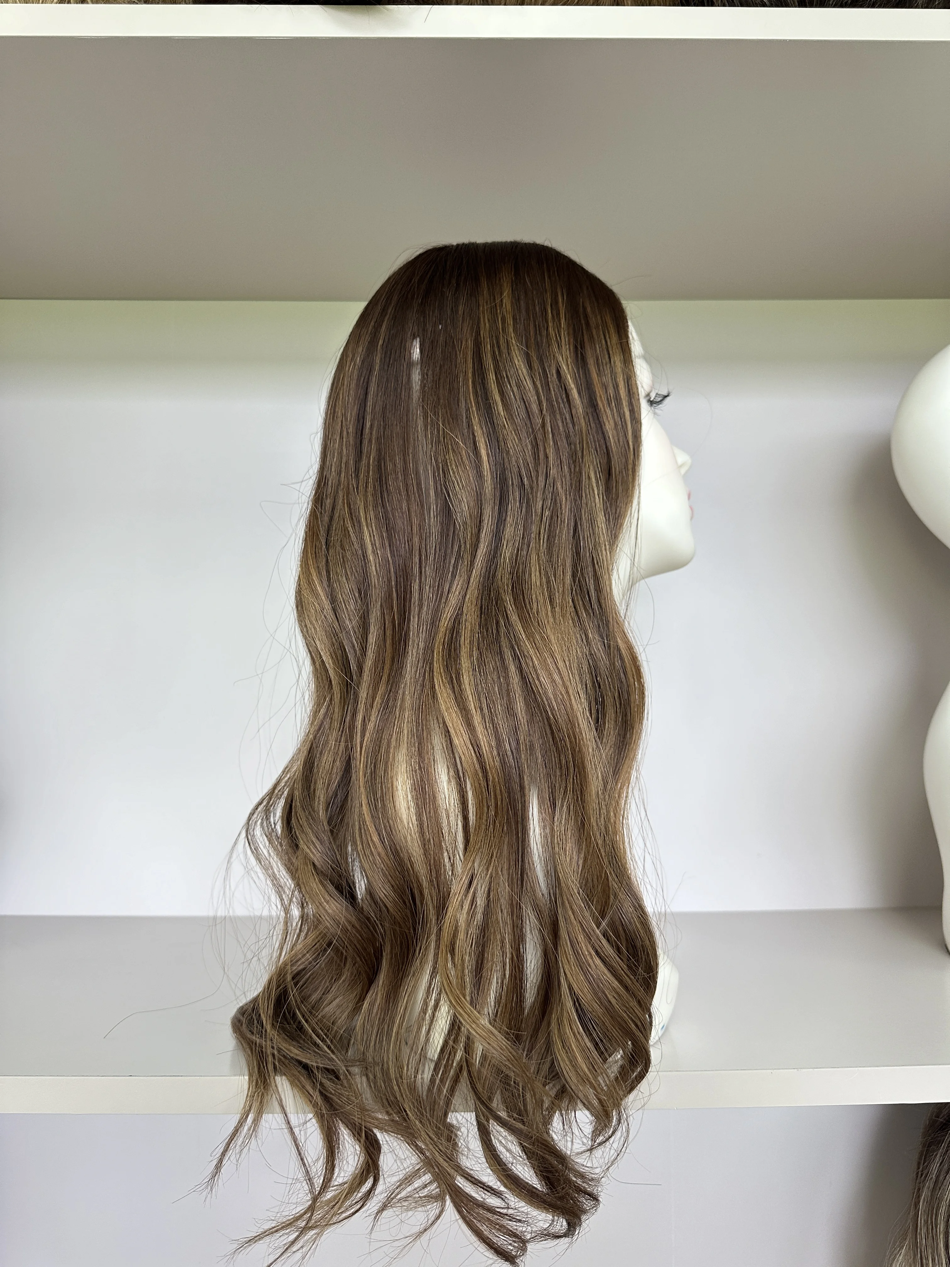 Peruca de seda para mulheres, perucas kosher, cabelo europeu, cor natural, cabelo humano tsingtaowigs, peruca judaica, top de renda, frete grátis