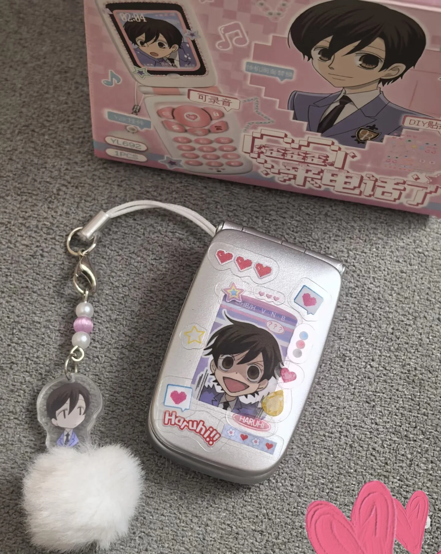 Ouran High School Host Club Aufnehmbare Sound-Telefon-Anhänger Blind Box Anime Sammlerstück Anhänger Schlüsselanhänger Mystery Box – Detail 6