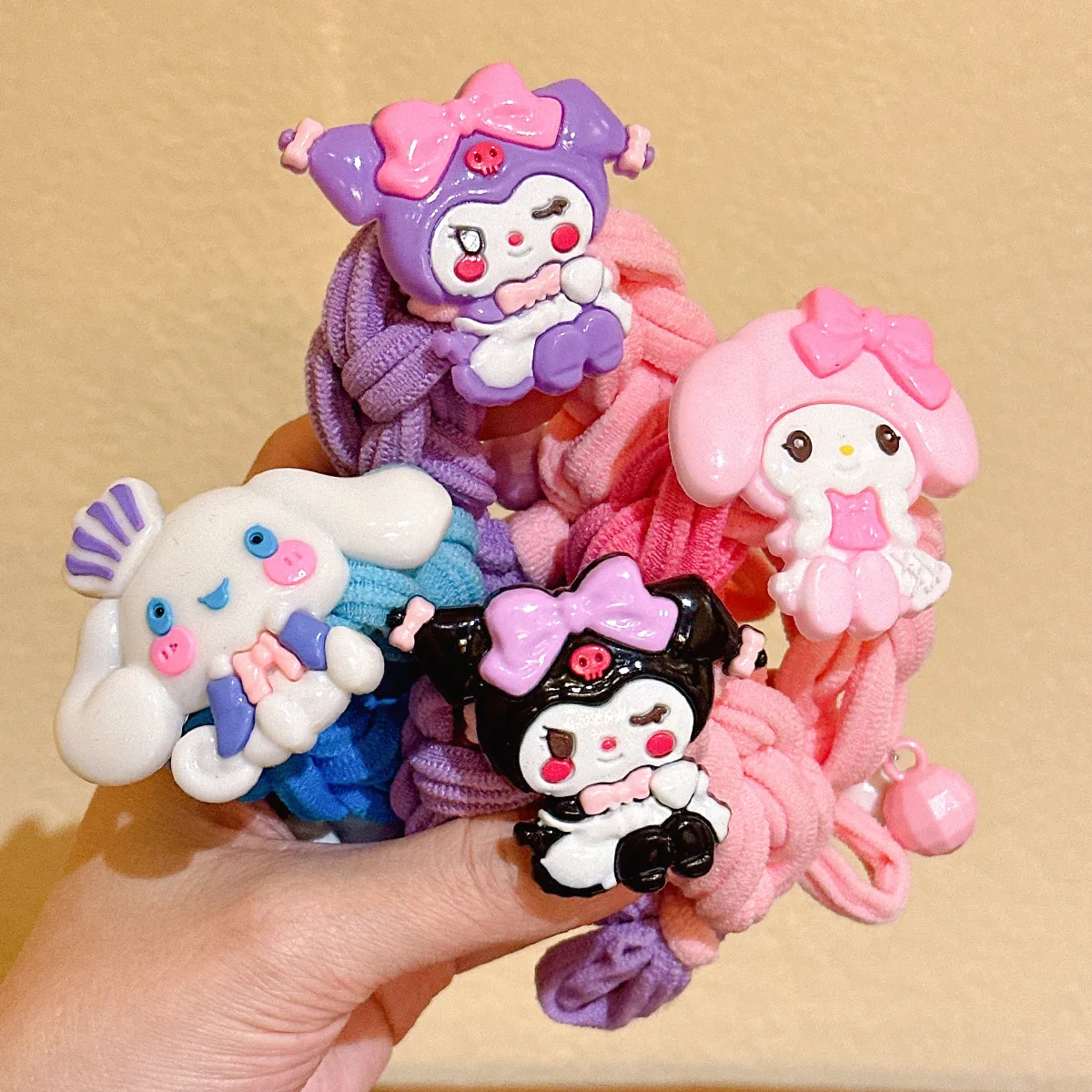 

Sanrio Kuromi Large Children's Headband Hair Accessory Cute Girl Hair Clip/Hair Tie Gentle on Scalp Holiday Gift