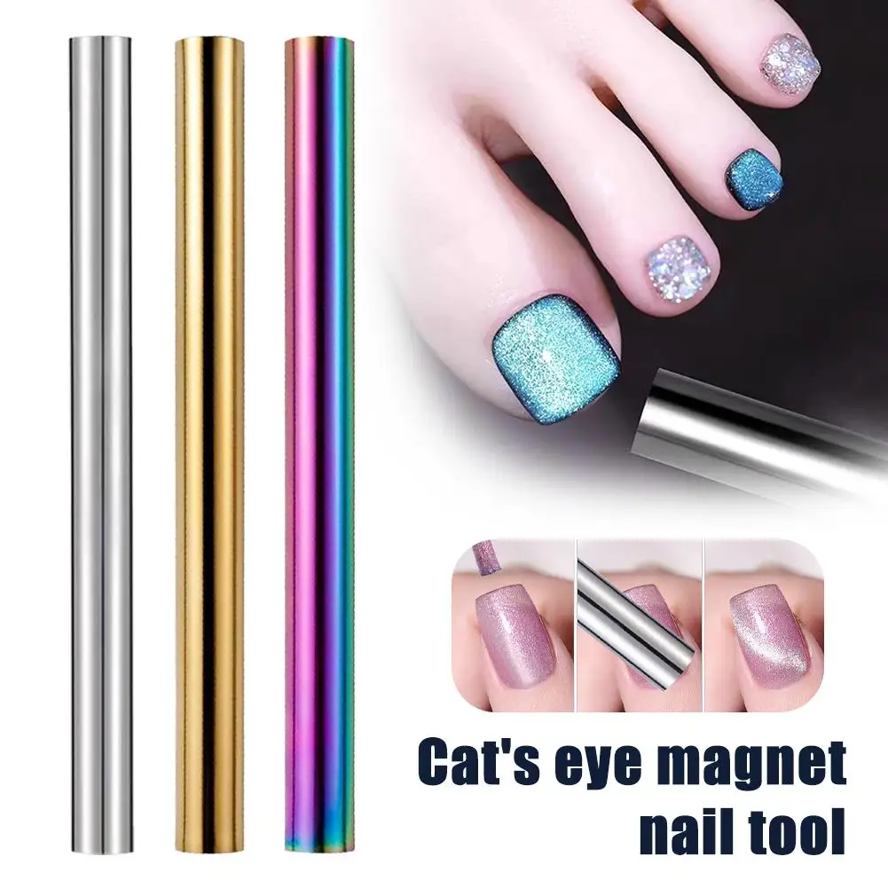 Multifunctional Strong 's Eye Magnet Stick Double- Tools Eye Diy Magnet Nails Tool Strong 3d Manicure Nail F7i6