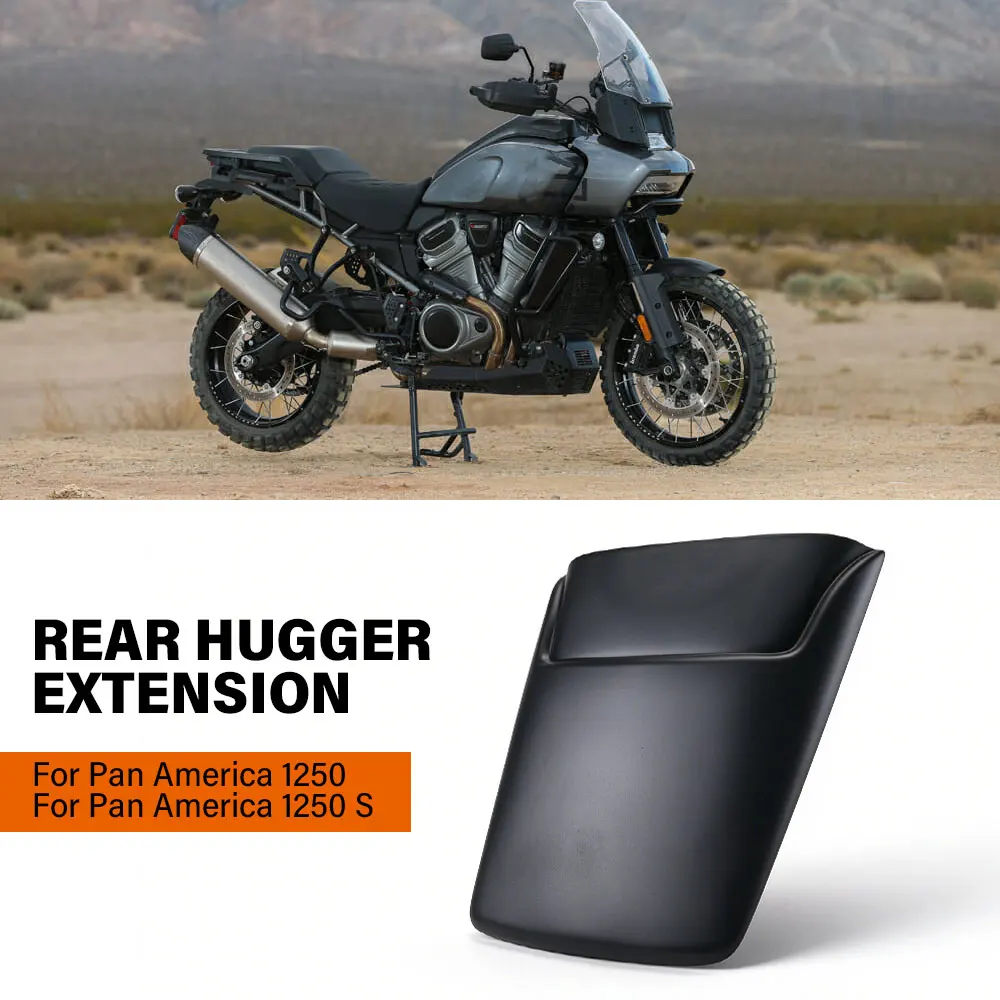 For Pan America 1250 / Special 2021-2026 Rear Hugger Extension Mudguard Extender Spray Guard Motorcycle Accessories