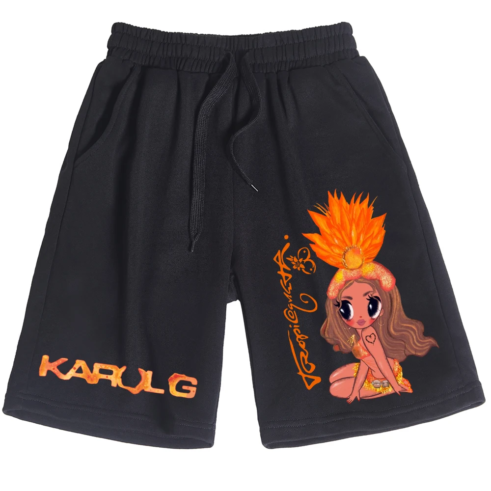 

Karol G Tropitour 2026 Short Pants Unisex Cotton Trousers Casual Loose Summer Beach Pants Fans Gift