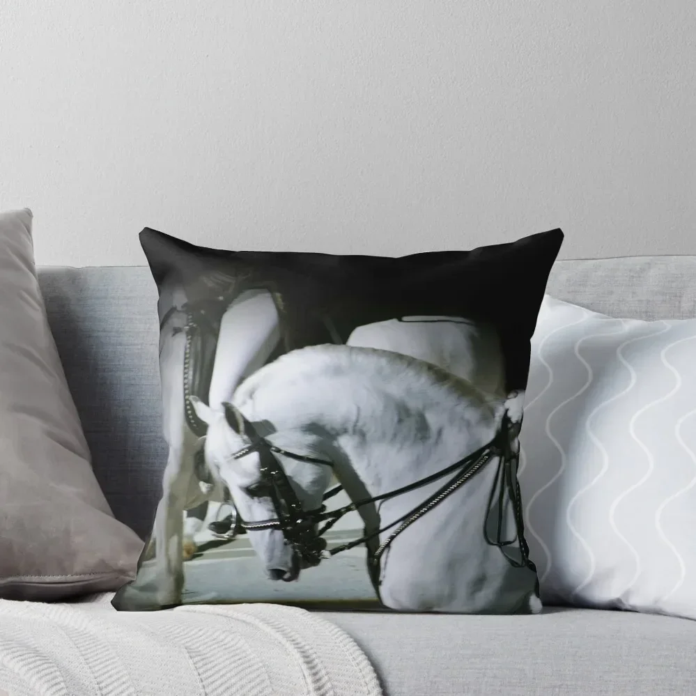 

Lipizzaner Stallion Throw Pillow Sofa Covers Couch Cushions Pillow